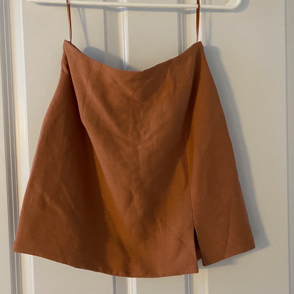 Dolce slit mini skirt